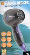 Black & decker px80 hair dryer for 220 volts