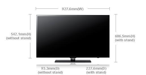 Samsung UA40EH6000 40 Full HD TV FOR Volts