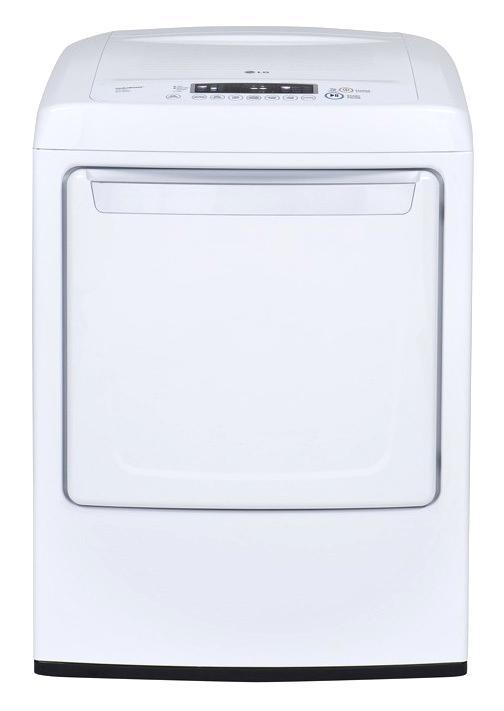 LG DLE1101W 7.3 cu. ft. Ultra Large Capacity Electric Dryer W