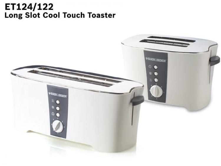 Black & Decker 4-Slice Black Toaster