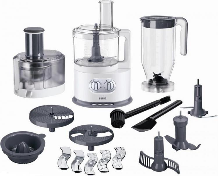 Braun FP3020 220 Volt Food Processor With 5 Attachments (NON-USA) for Europe