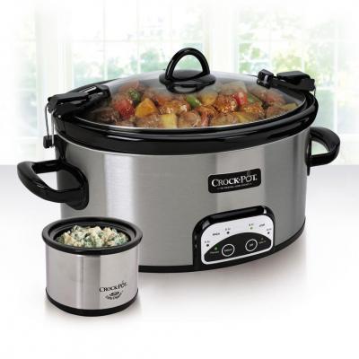 8-Quart Manual Slow Cooker with Dipper