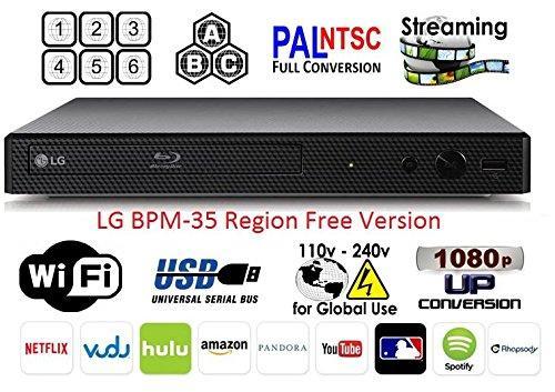 LG 4K Region Free Smart WiFi UHD 4K Ultra HD Blu-ray & DVD Player Multi  Region 3D Dolby Vision HDR & 6Ft Dynastar HDMI Cable Bundle Model UBKM9 for  Sale in North