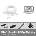 SECURITY CAMERA CABLE 1080p Compatible STS-FHDC100 100ft BNC Video/Power Cable