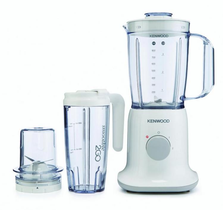 Kenwood BL237 3-in-1 Blender with Smoothie to Go, 1 L, 350 W - White 220V USA