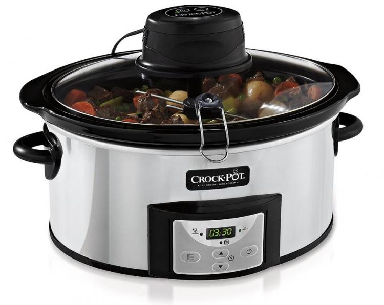 Crock-Pot CSC012 Digital Slow Cooker with Auto-Stir, 5.7 L - Stainless ...