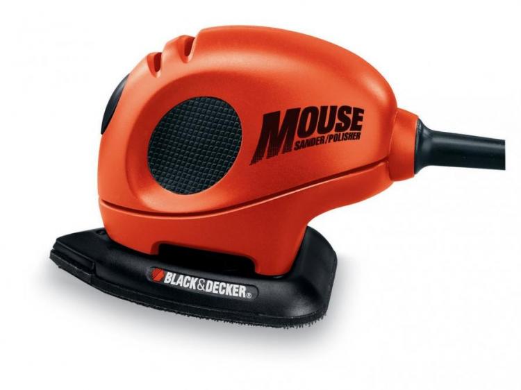 BLACK+DECKER 55 W Detail Mouse Electric Sander with Removable Quick Fit  Tips and Sanding Sheets, KA161BC-GB