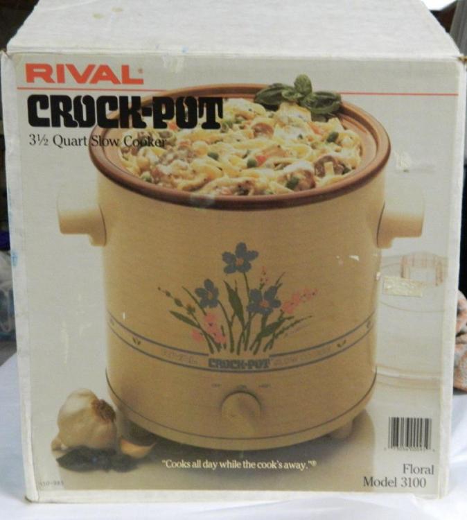 Vintage Crockpot Slow Cooker GE 