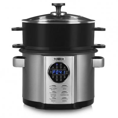instant pot duo ip-duo60-220 7-in-1 electric pressure cooker, 6 litre, 1000  w, brushed stainless steel/black for 220 volts(not for usa)