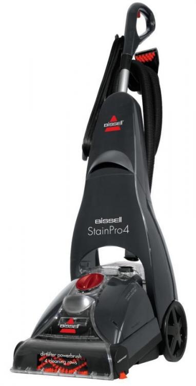 BISSELL PowerClean StainPro 4 Carpet Washer, 800 W, Titanium/Red 220 volts  NOT FOR USA