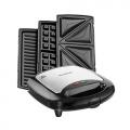 Black & Decker 220 volts Sandwich Maker with Grill and Waffle Maker  TS2090-B5 750 Watts 3 in 1 220V 240 Volts 50 hz