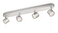 Philips 915004146601 MyLiving Star 4 Bar Spotlight Ceiling Light  - Aluminium 220 VOLTS NOT FOR USA