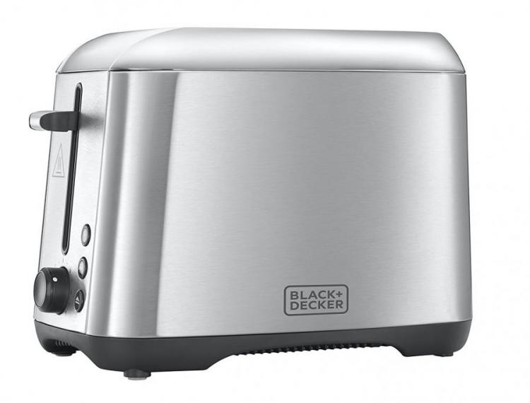 Black + Decker 2-Slice Stainless Steel Toaster