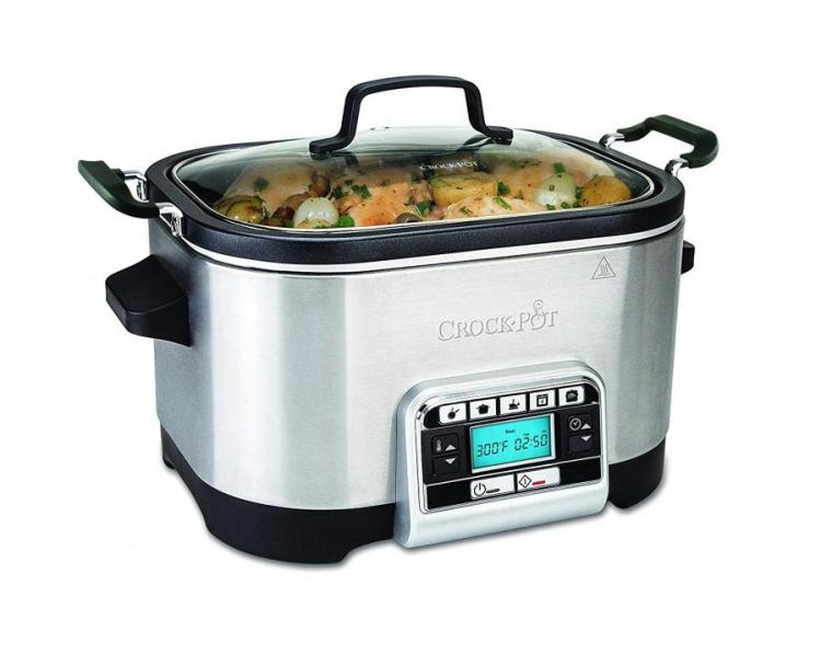 Crock-Pot CSC024 Multi-Cooker, 5.6 L - Silver 220 VOLTS NOT FOR USA