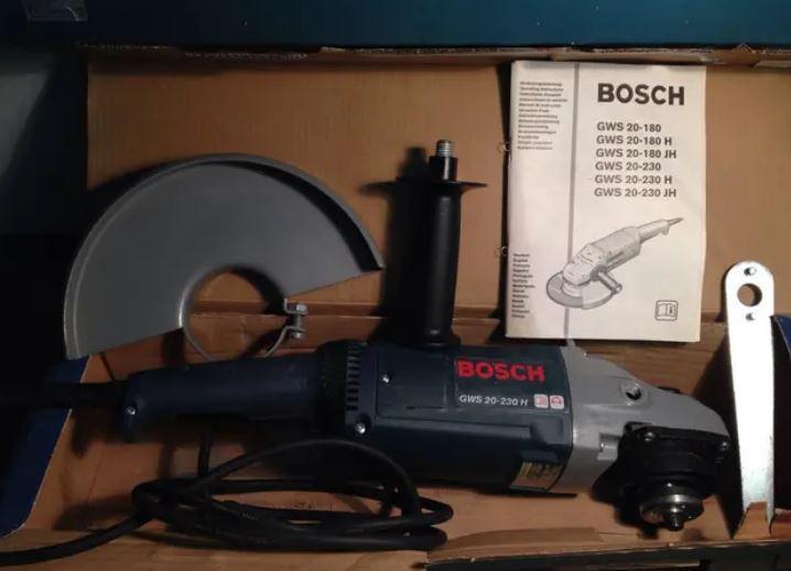 for NOT USA FOR inch gws20-230 VOLTS angle grinder 9 220-240 Bosch