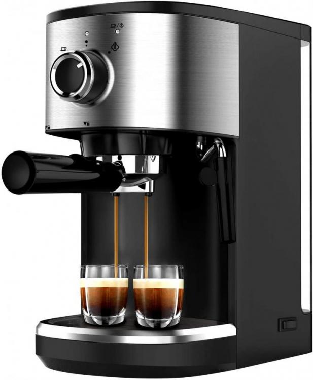 Bonsenkitchen Espresso Machine With Grinder & Steam Wand, Professional 15  Bar All in One Espresso Coffee Maker Machine for Home Espresso, Cappuccino  and Latte, …