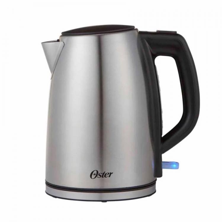 Oster 1.7 Liter Kettle With Electric Base 1500W. Stainless Steel Tested  Works!!