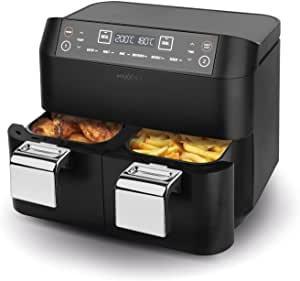 MAXXMEE Hot Air Fryer Double Basket 7.6 Litres Digital Double Hot Air Fryer  with Two Chamb
