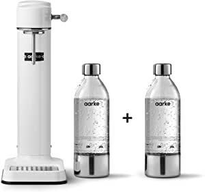Aarke Carbonator 3 water bubblers, white finish + 2 x PET bottles 800ml  220-240 volts Not