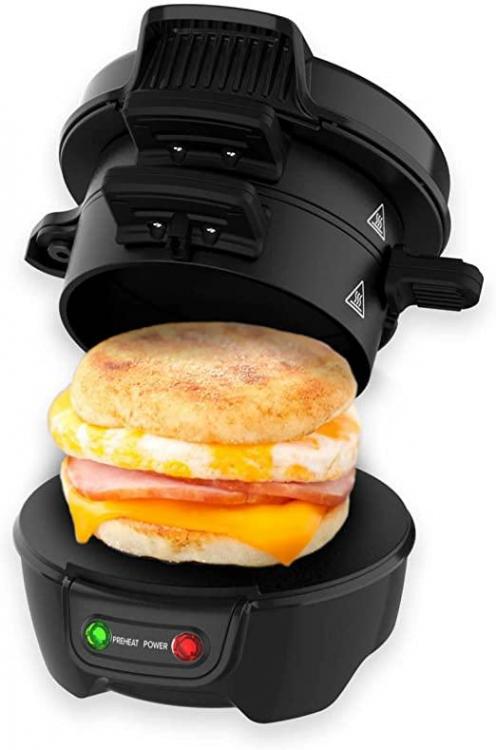 Hamilton Beach Breakfast Sandwich Maker with Egg Cooker Ring